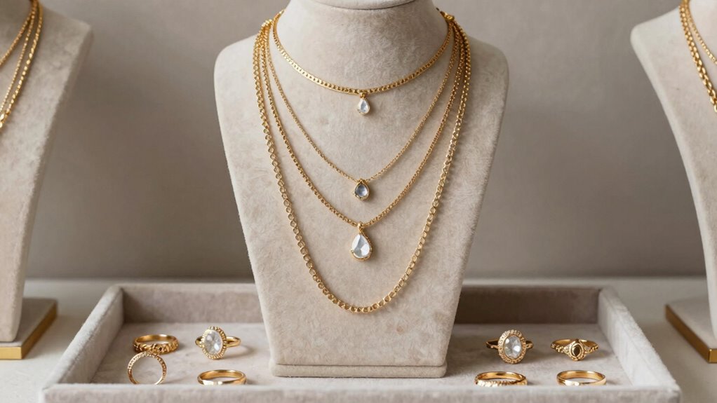 layered necklace length tips