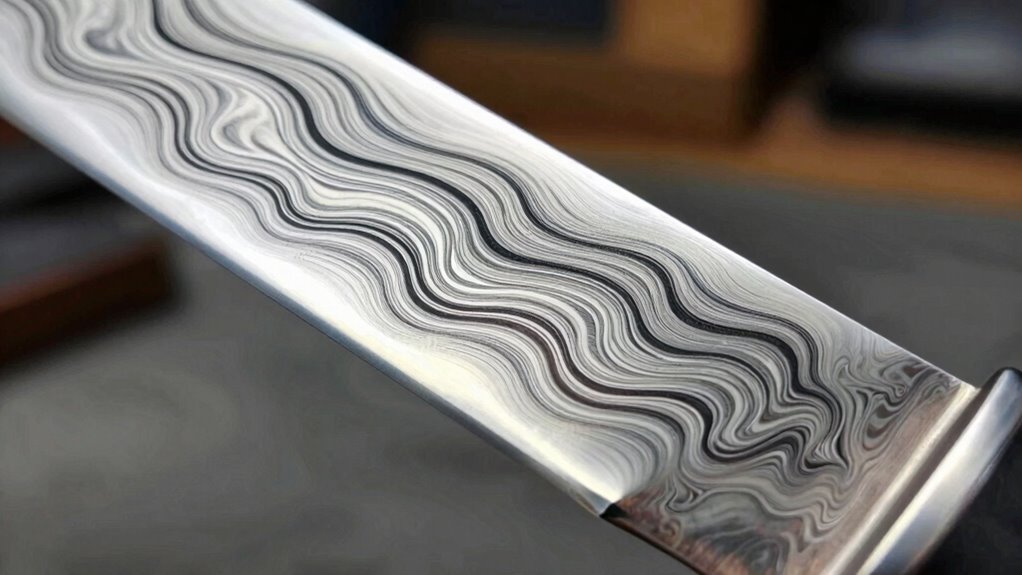 layered steel forging and patterning