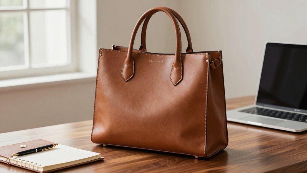 leather tote bag essentials