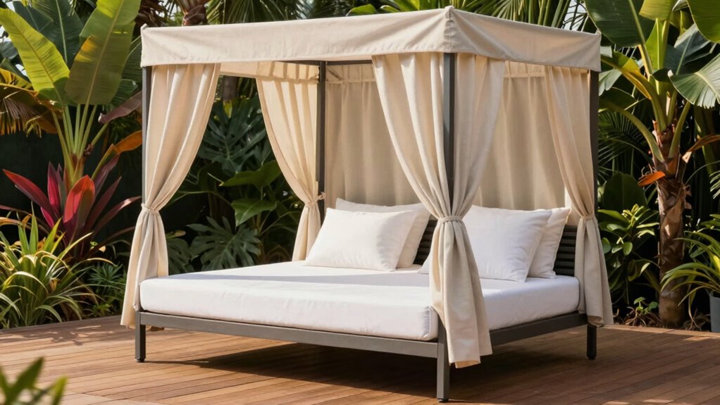 luxury outdoor daybed selection
