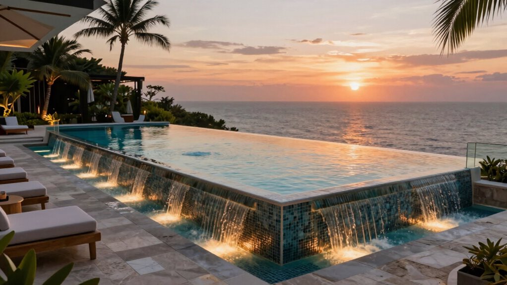 luxury pool customizations cost