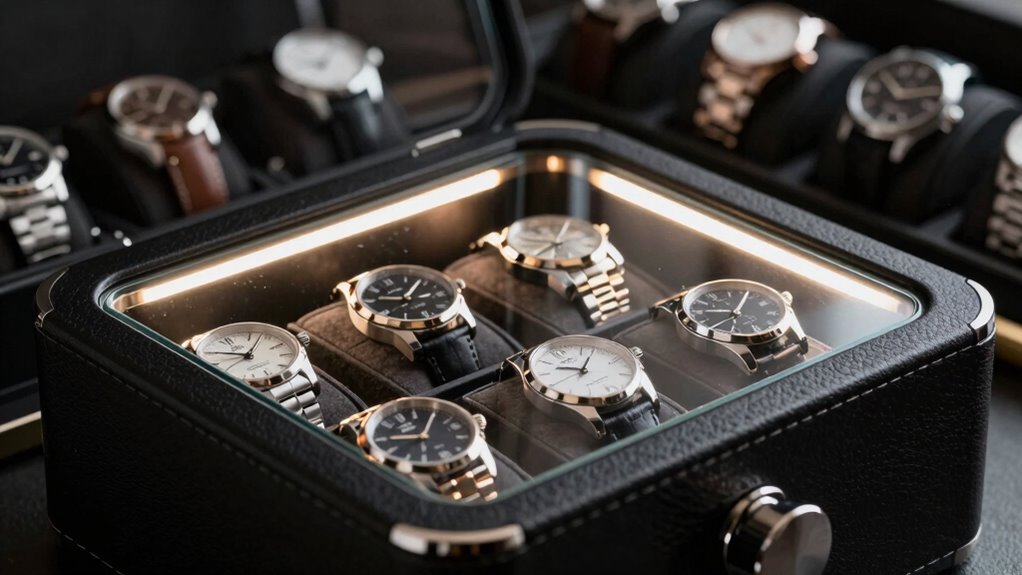 maintains watch movement accuracy