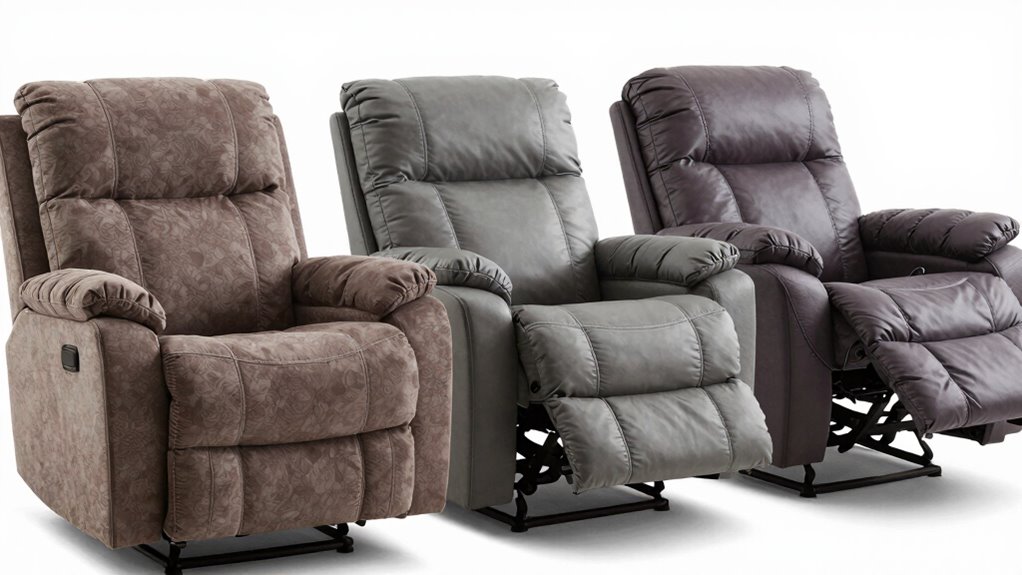 manual lever operated reclining mechanism