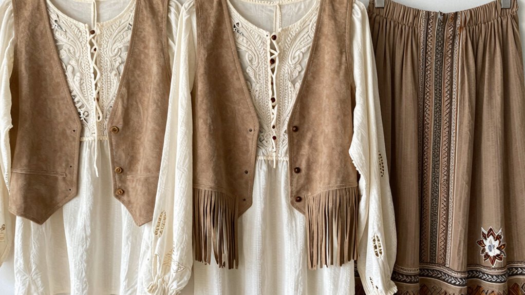 minimalist boho layering technique