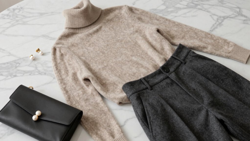 minimalist neutral layered elegance