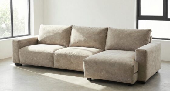 narrow door modular sofas