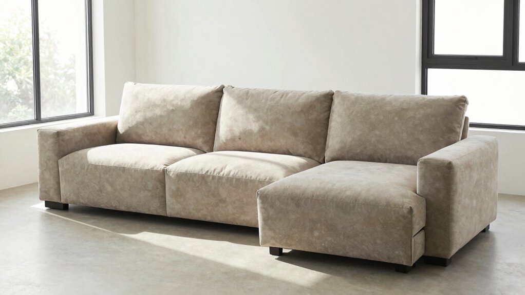 narrow door modular sofas