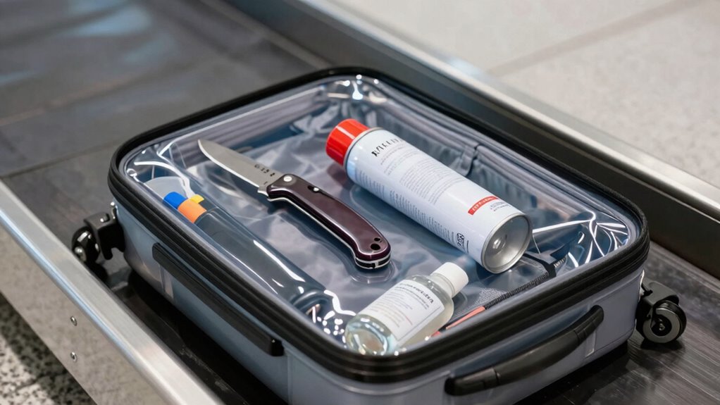 prohibited items and liquids