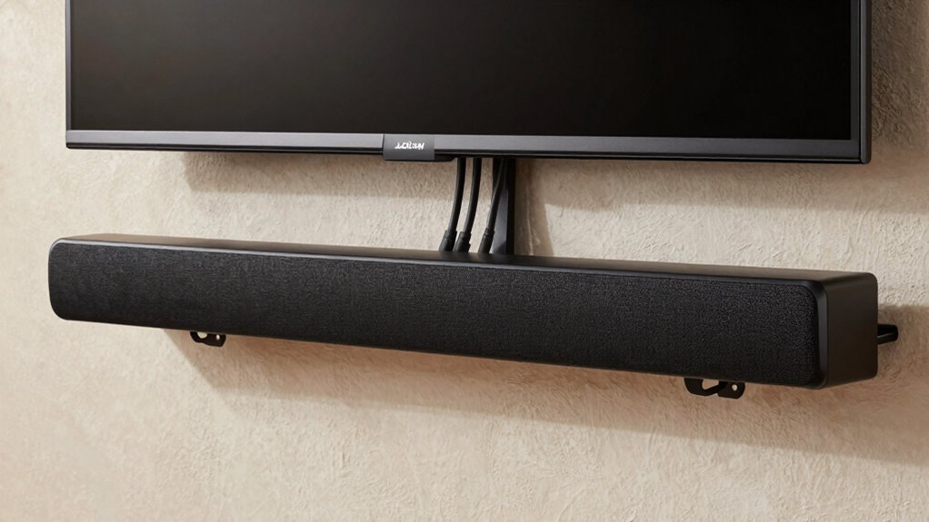 secure organized soundbar installation