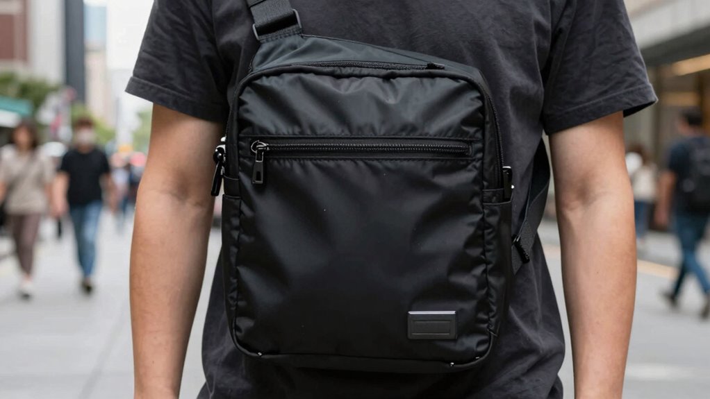secure travel crossbody bag