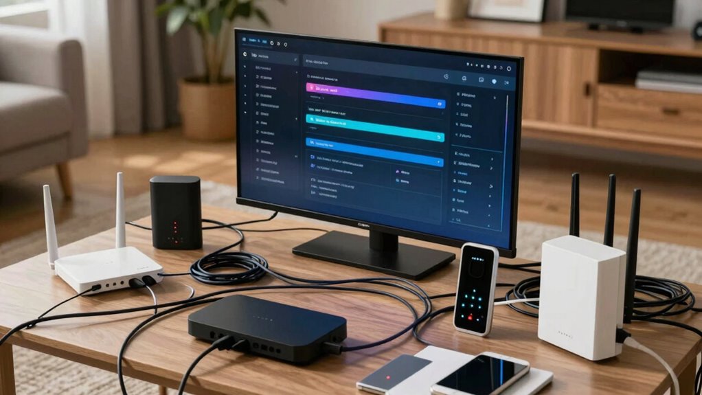 separate smart devices network