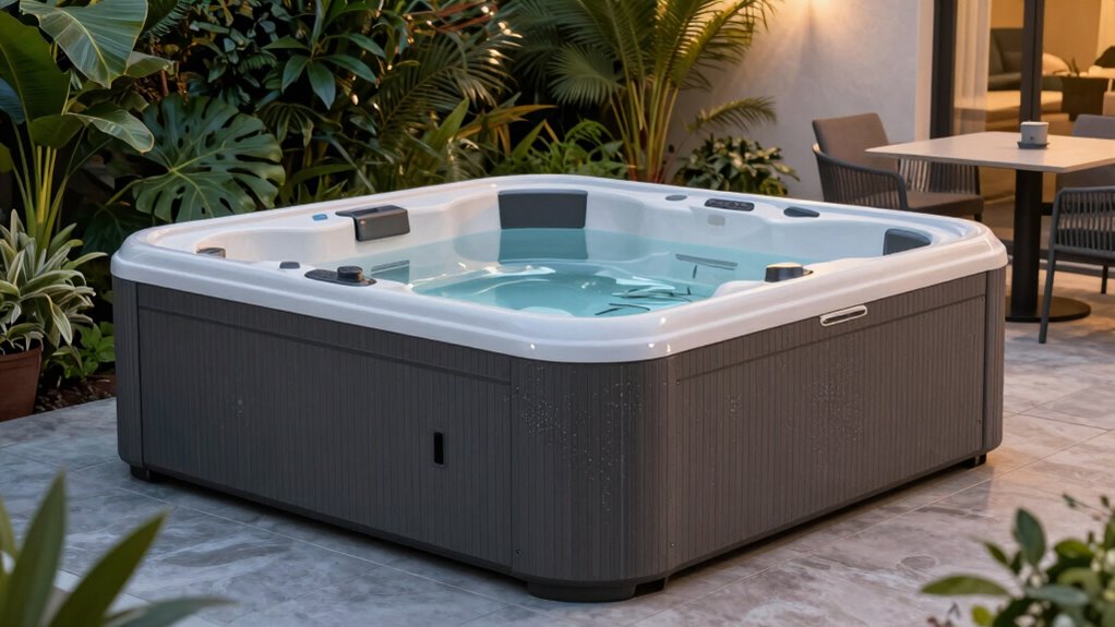 small patio hot tub considerations