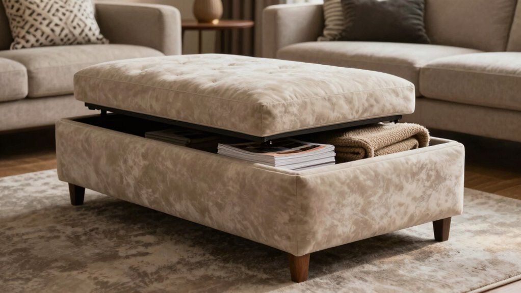storage ottomans size style functionality