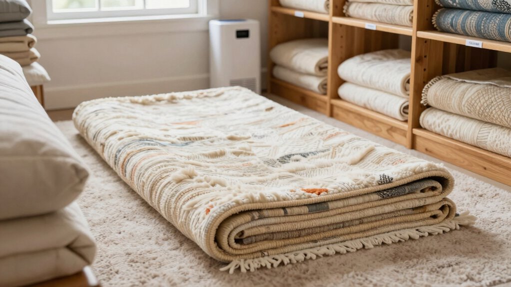 store rugs properly safely