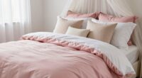 stylish bedding magazine spread