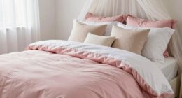 stylish bedding magazine spread