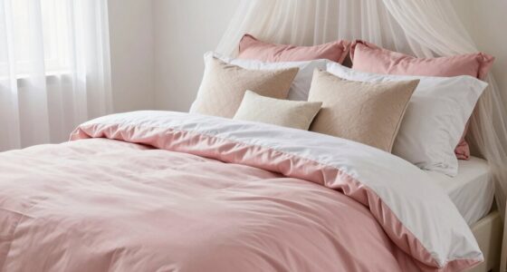 stylish bedding magazine spread