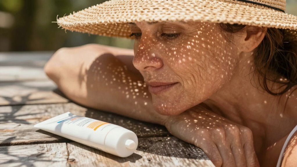 sunscreen prevents skin aging