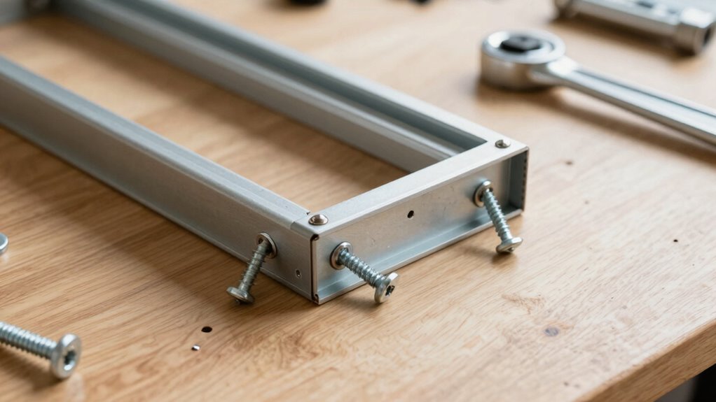 tighten screws to proper torque