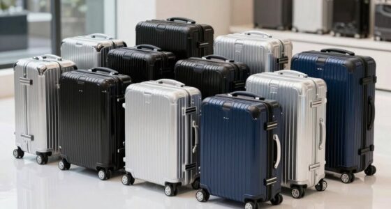 top aluminum luggage picks