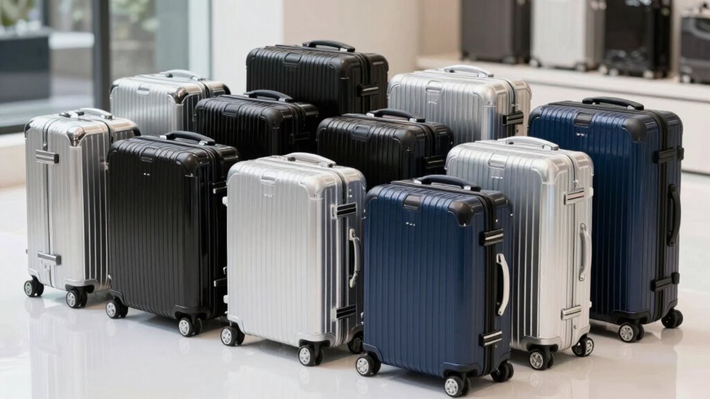 top aluminum luggage picks