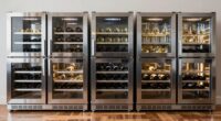 top dual zone wine coolers