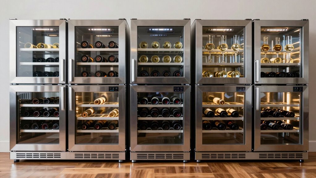 top dual zone wine coolers