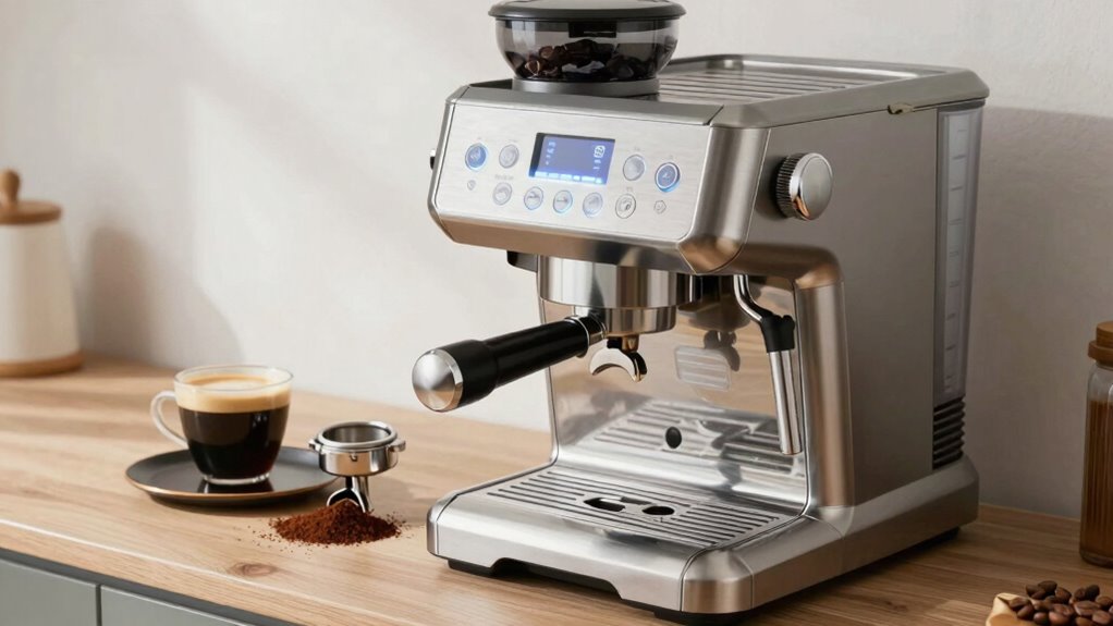 top espresso machines with grinders