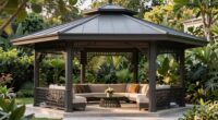 top gazebos with hardtop