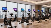top indoor bikes with large screens