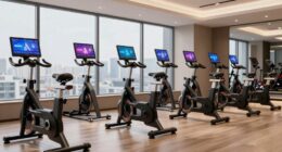 top indoor bikes with large screens
