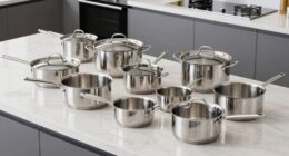 top induction stainless cookware