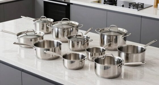 top induction stainless cookware