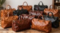top leather travel duffle bags