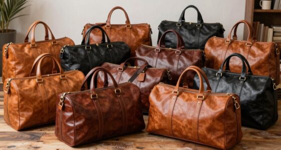 top leather travel duffle bags