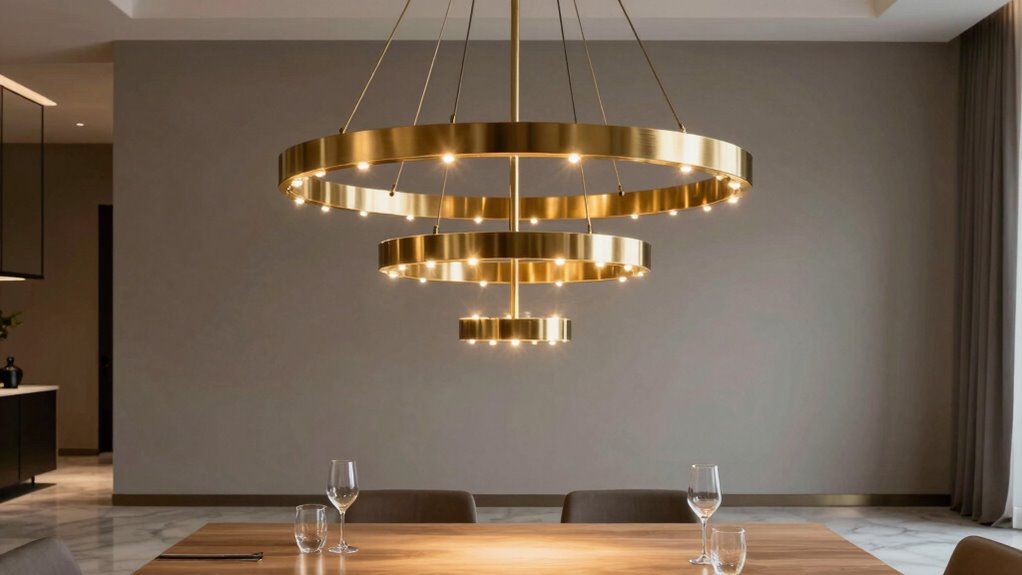 top modern dining chandeliers