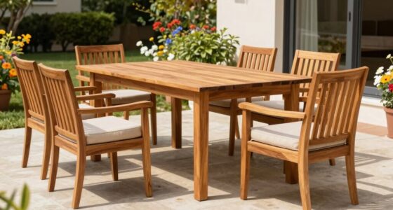 top outdoor teak dining sets