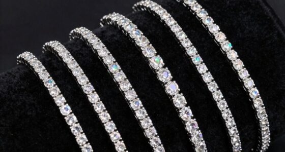 top rated lab grown tennis bracelets