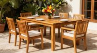 top teak dining sets
