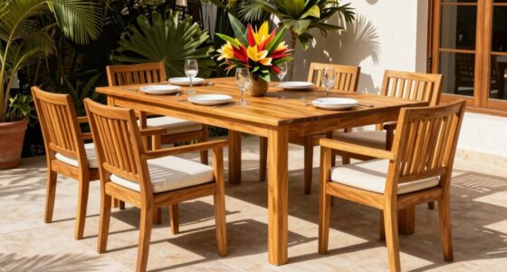 top teak dining sets