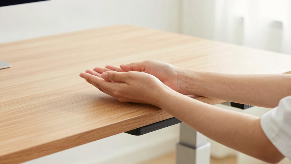 wrist height desk rule