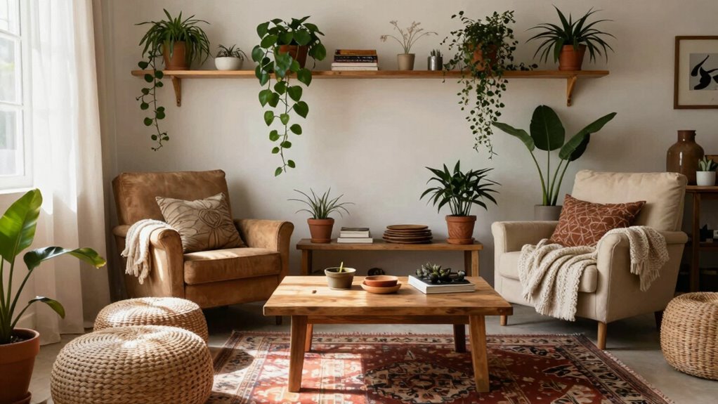 asymmetry in boho design