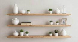balanced and minimalist display