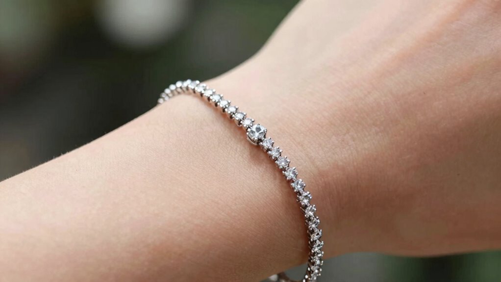 balanced flexible tennis bracelets