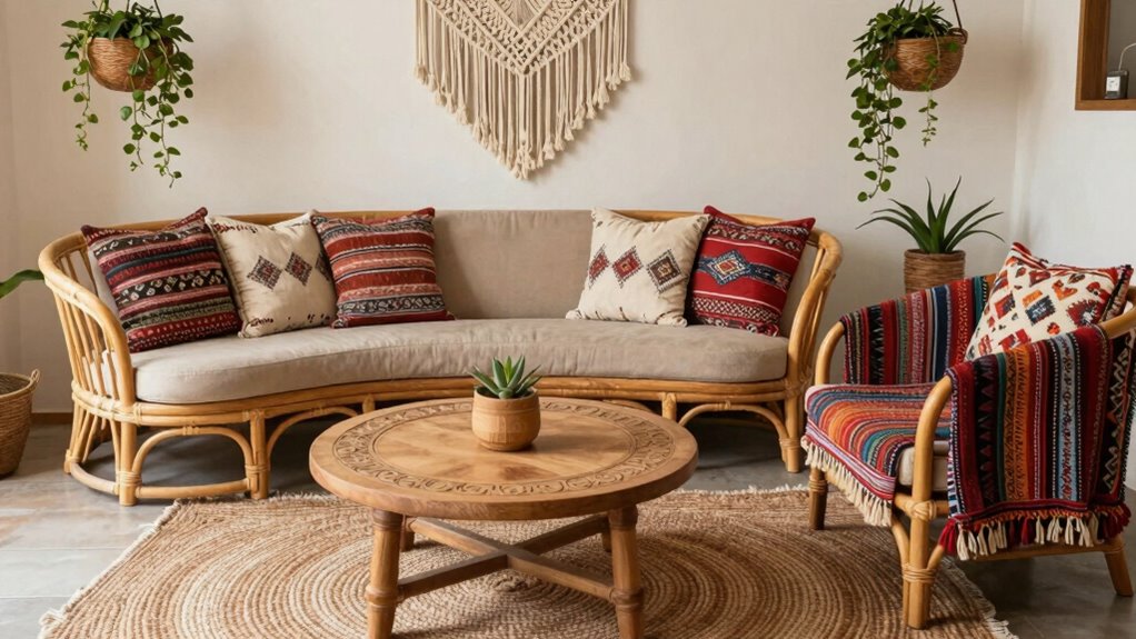 balancing curved furniture decor