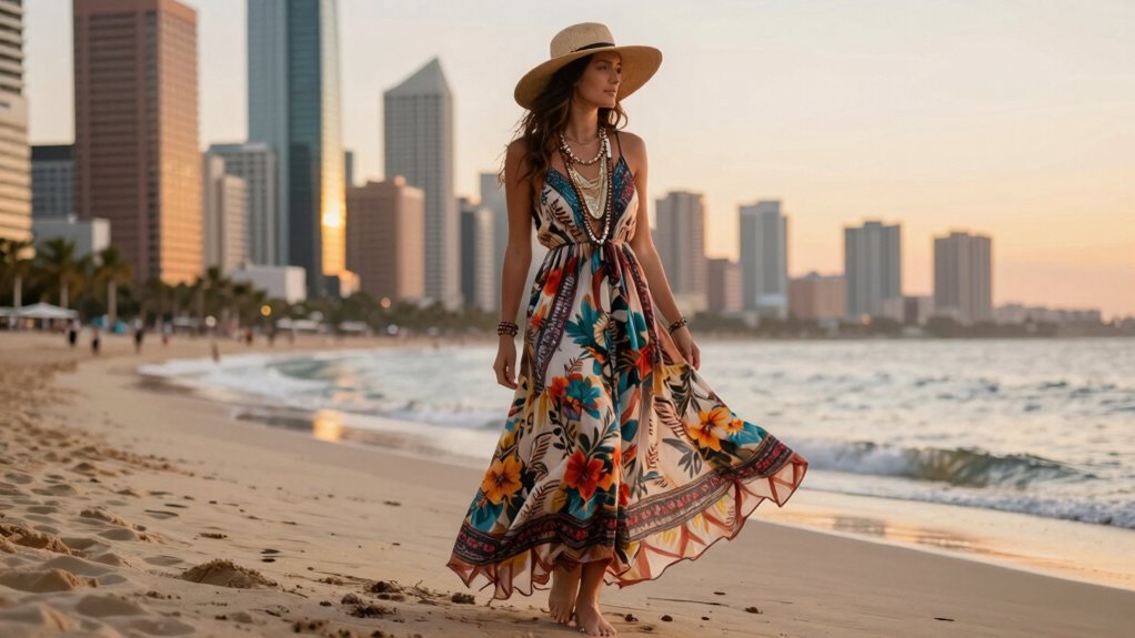 beach to city boho style