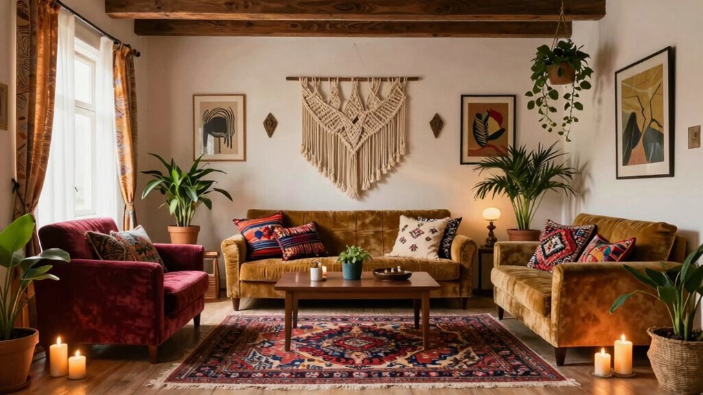 bohemian cozy room decor