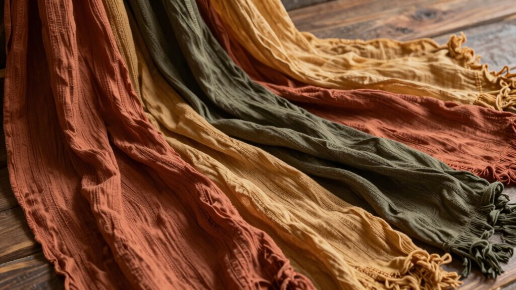 boho fabrics textured drape
