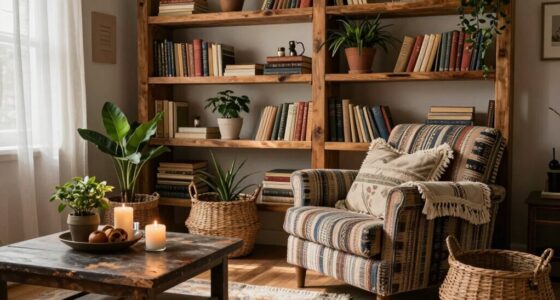 boho library decor ideas