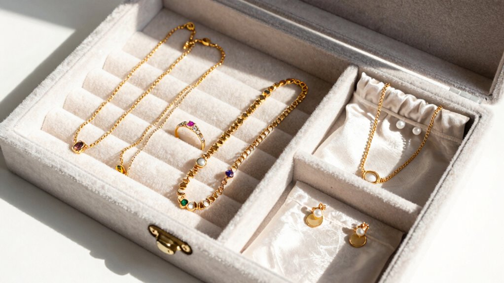 careful jewelry packing and safety